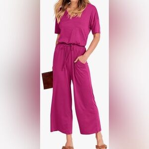 Elegant Pink Jumpsuit